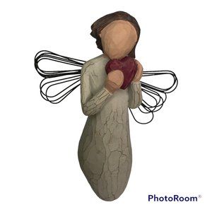 Willow Tree Figurine Angel of the Heart 2000 Lordi Demdaco Love Gift Collector